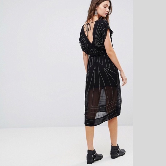 New Free People Sequin Embellished Dress NWT - Picture 4 of 5